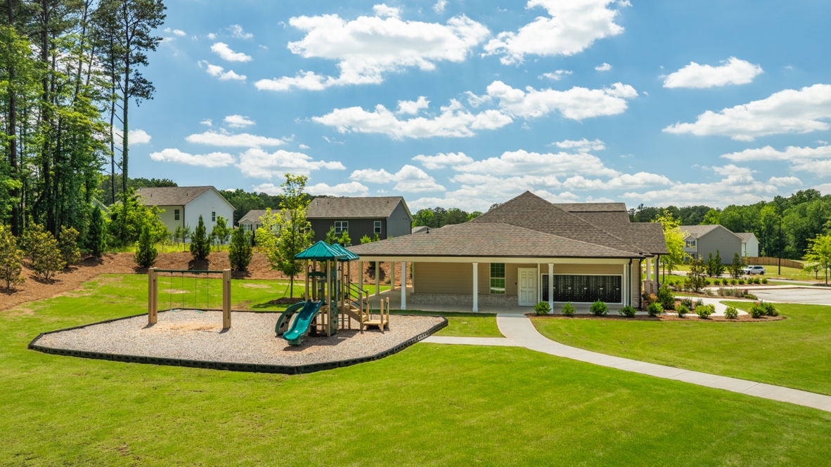 fairhaven community clubhouse with playground