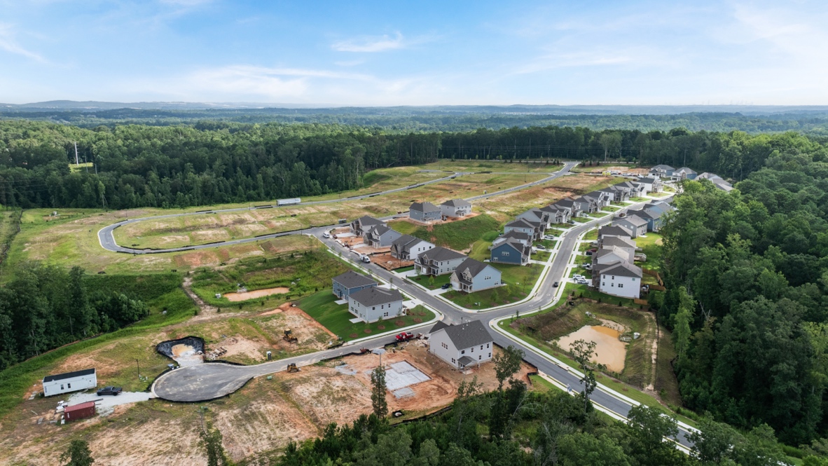 Butner Estates community aerial shot