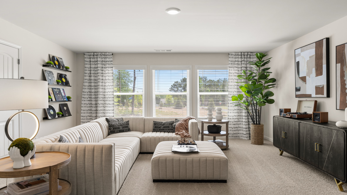 Upstairs loft area of the Butner Estates model home in South Fulton, GA