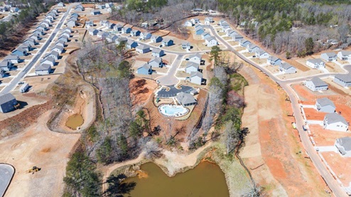 thompson ridge community amenity with views of whole community