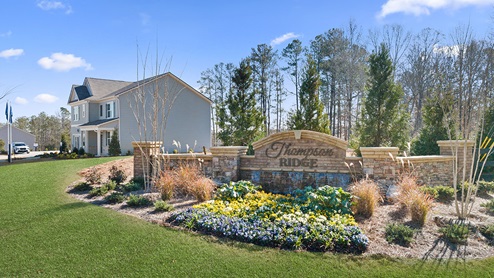 thompson ridge front entrance sign in dallas georgia