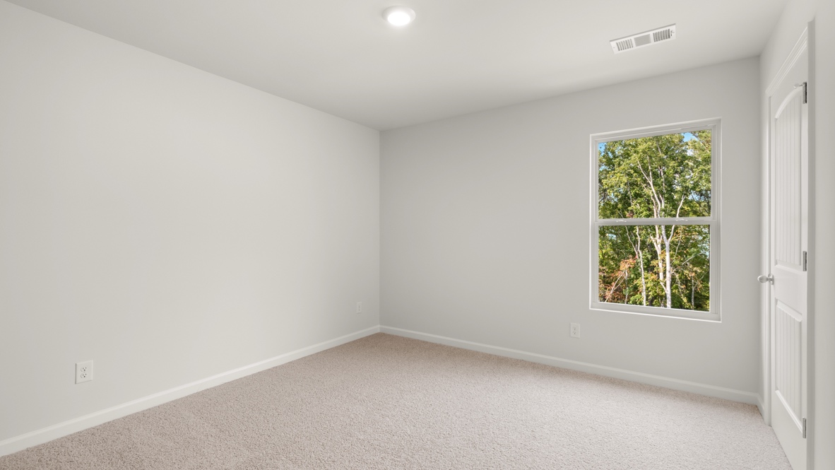 Interior bedroom with window