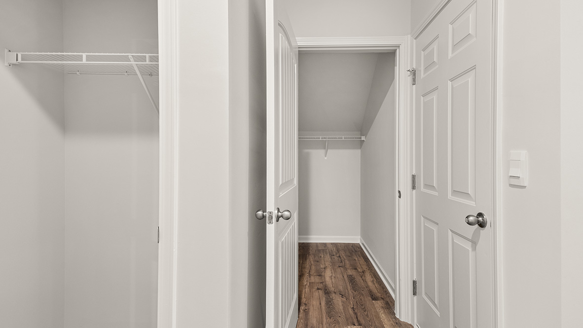 Interior hall closet