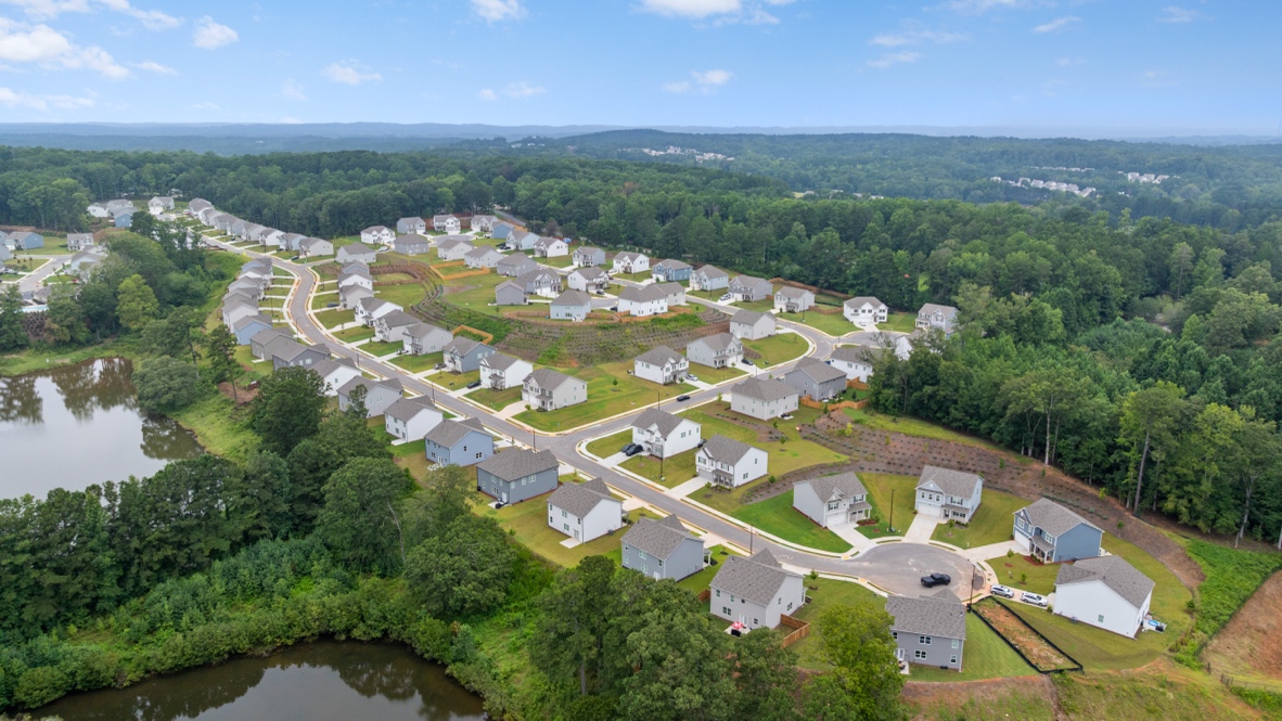 thompson ridge aerial shot
