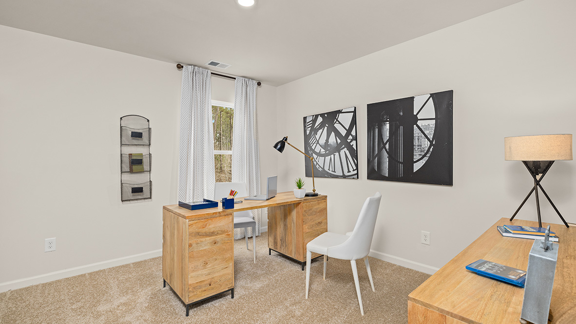 Interior bedroom with window