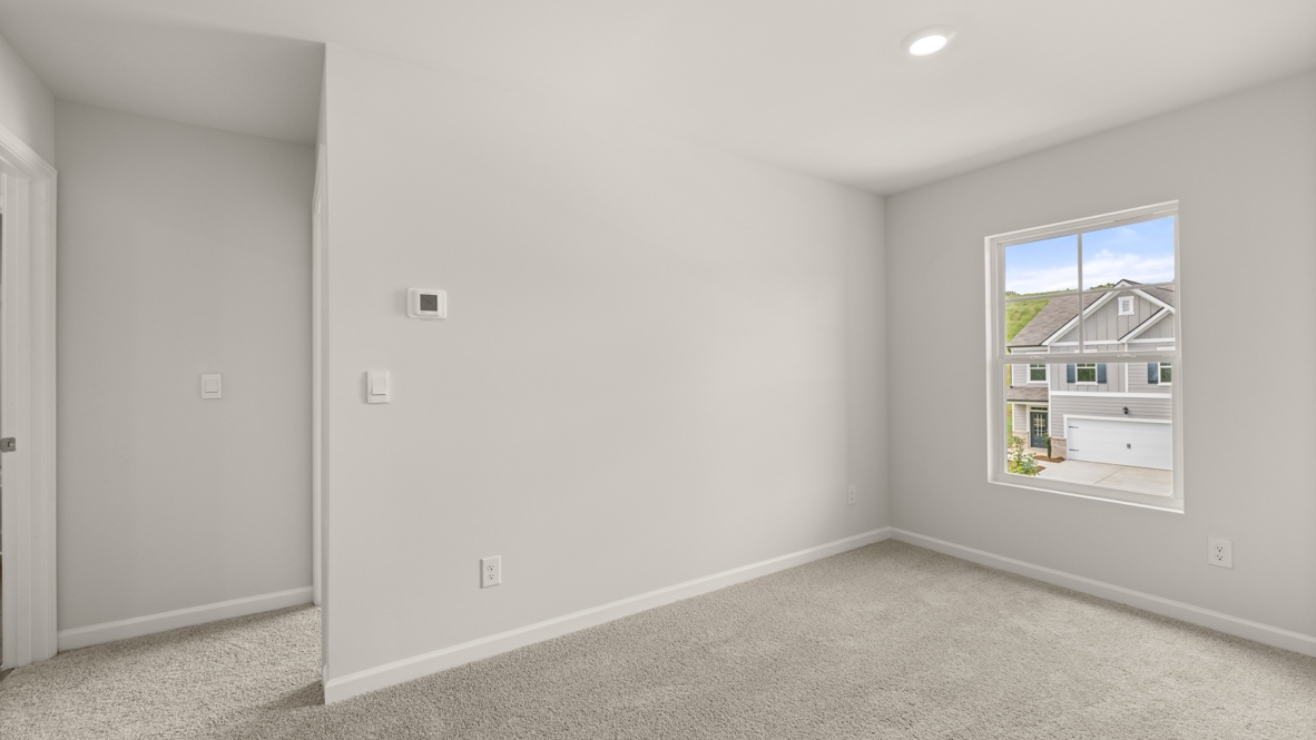 Interior bedroom with window