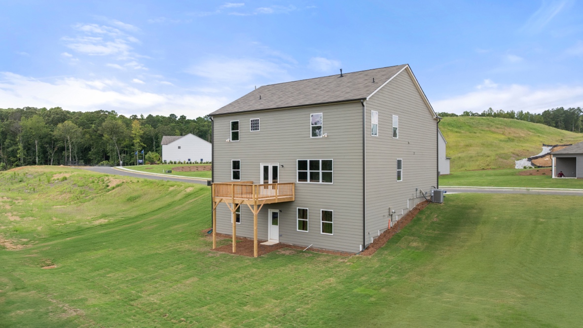 Exterior view of back yard