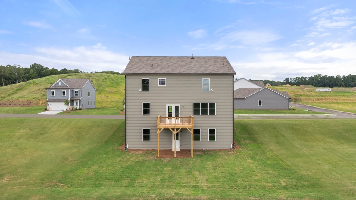 Exterior view of back yard