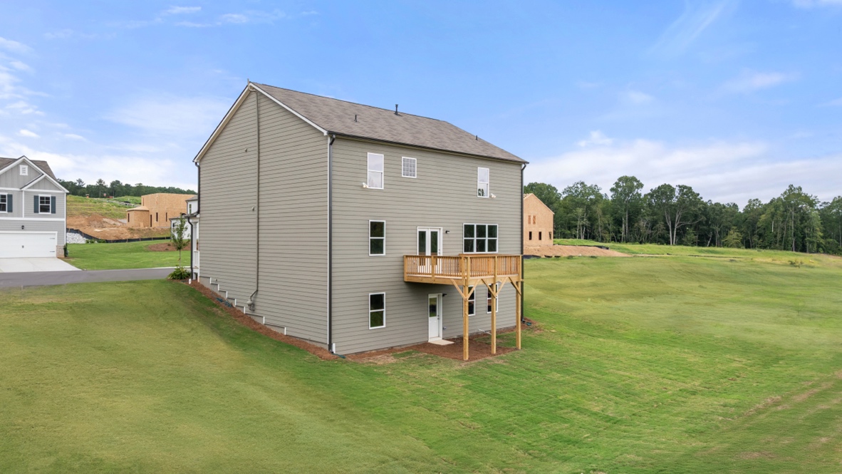 Exterior view of back yard
