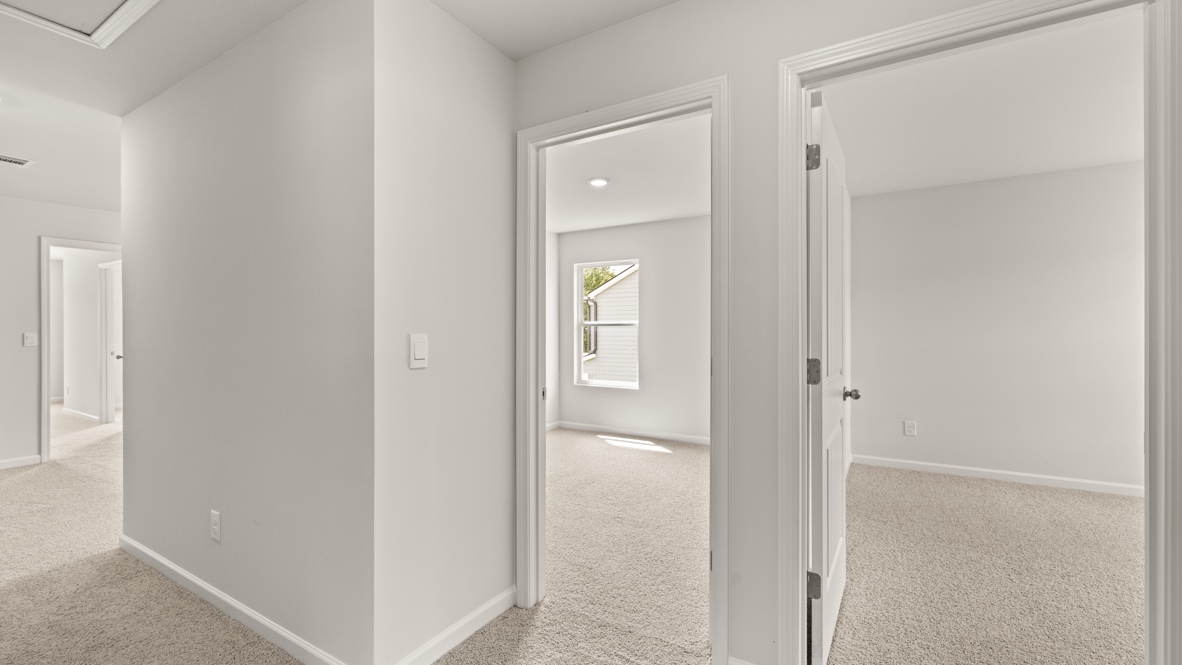 Interior upstairs hallway