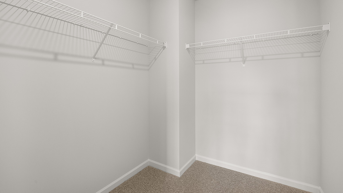 Interior walk-in closet