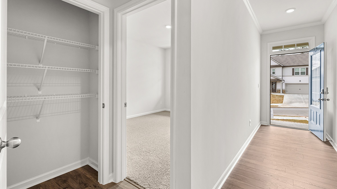 Interior entry-way leading to living area