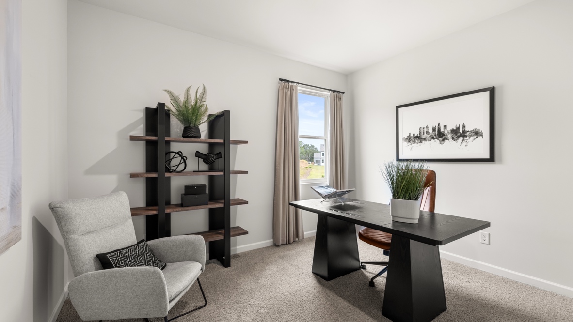 Interior office with window