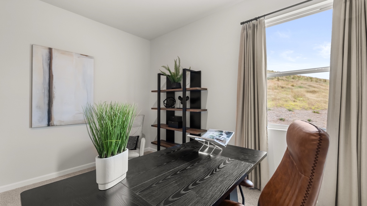 Interior office with window