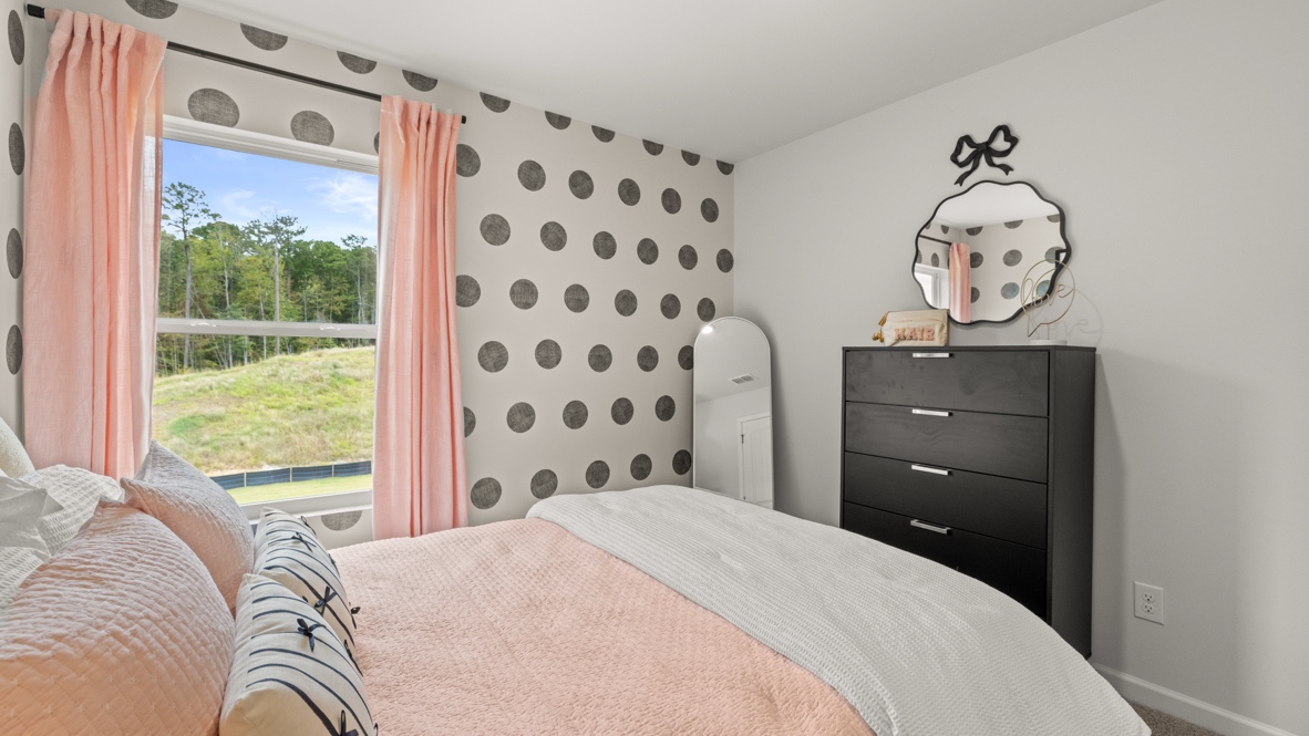 Interior bedroom with window