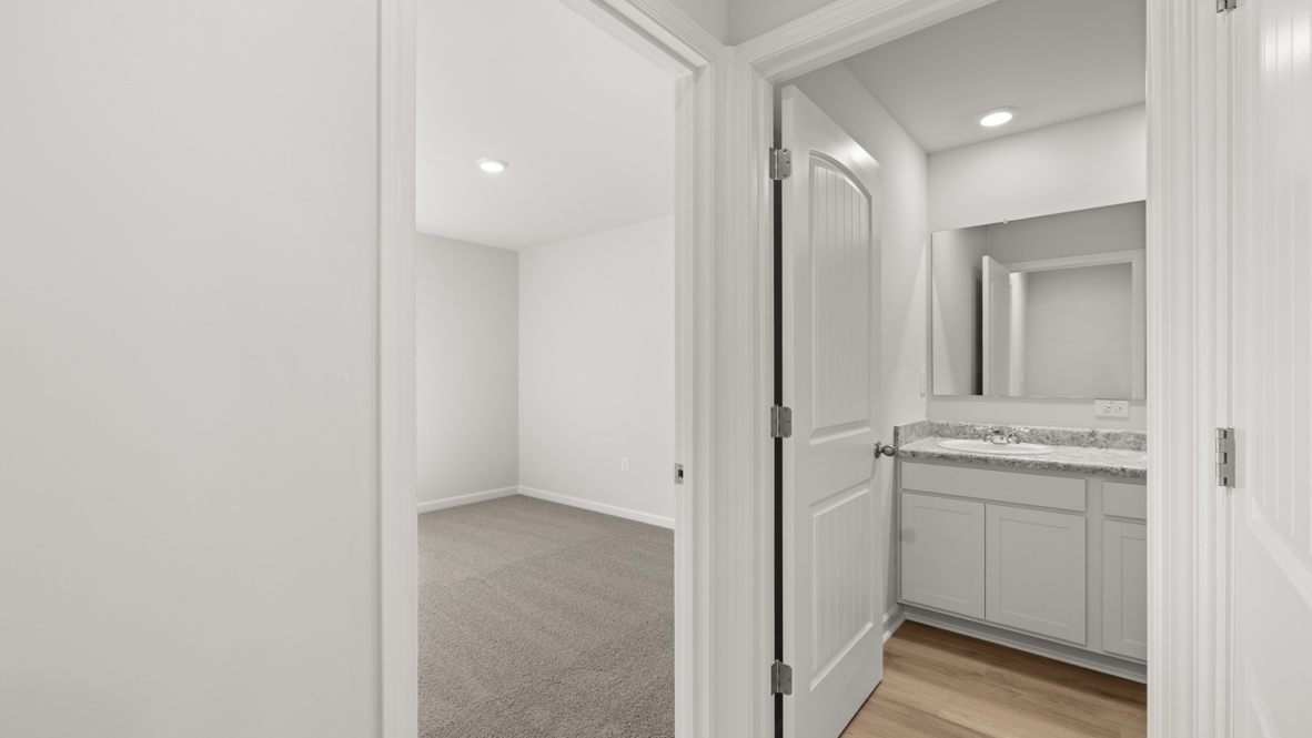 Interior upstairs hallway