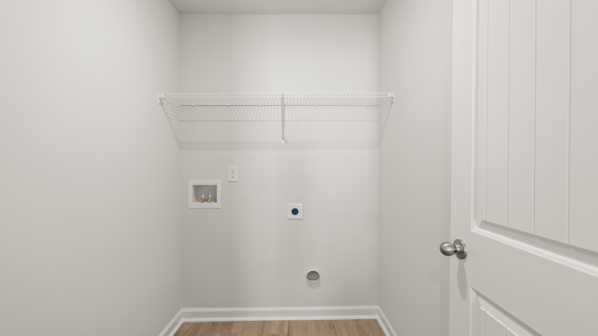 Interior laundry room