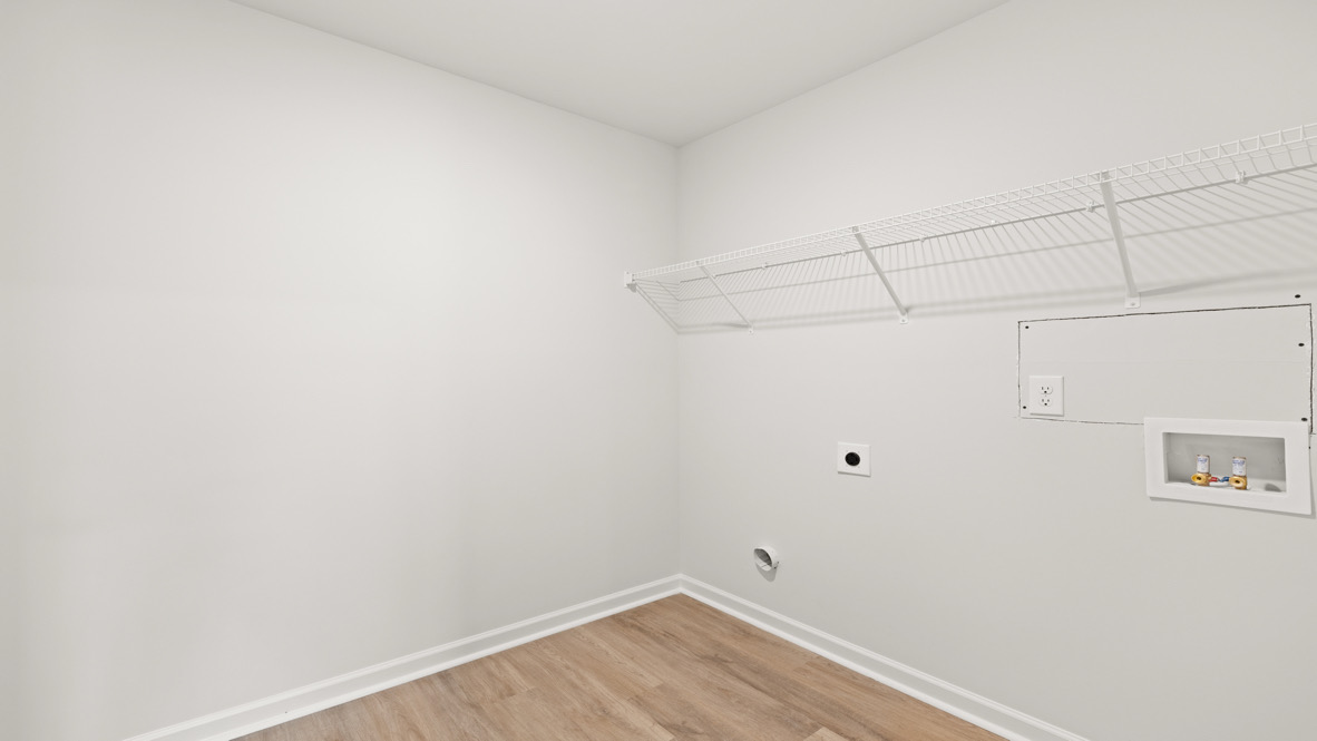 Robie Plan - Laundry room is craftily designed with upper cabinetry and a Brand New Stainless Steel washer and dryer