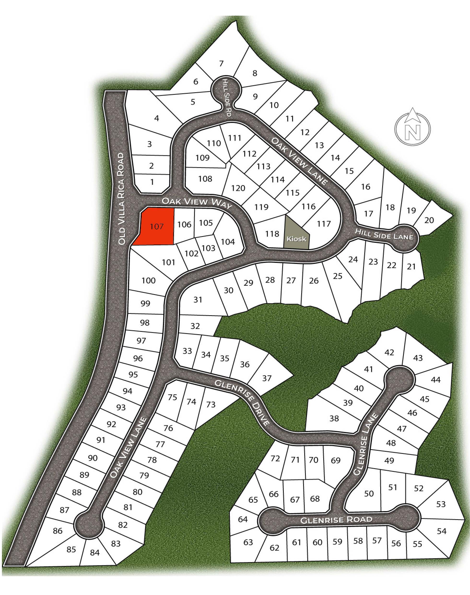Static Lot Map