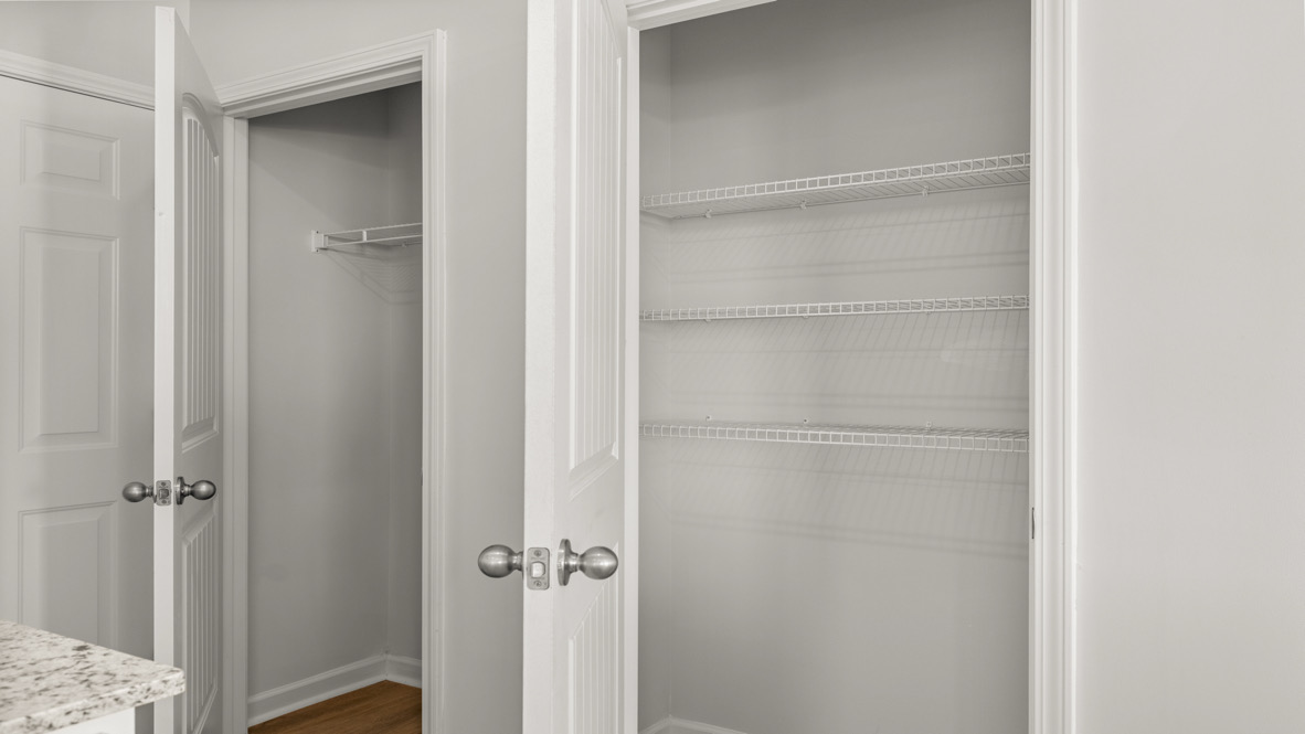 Interior kitchen with pantry