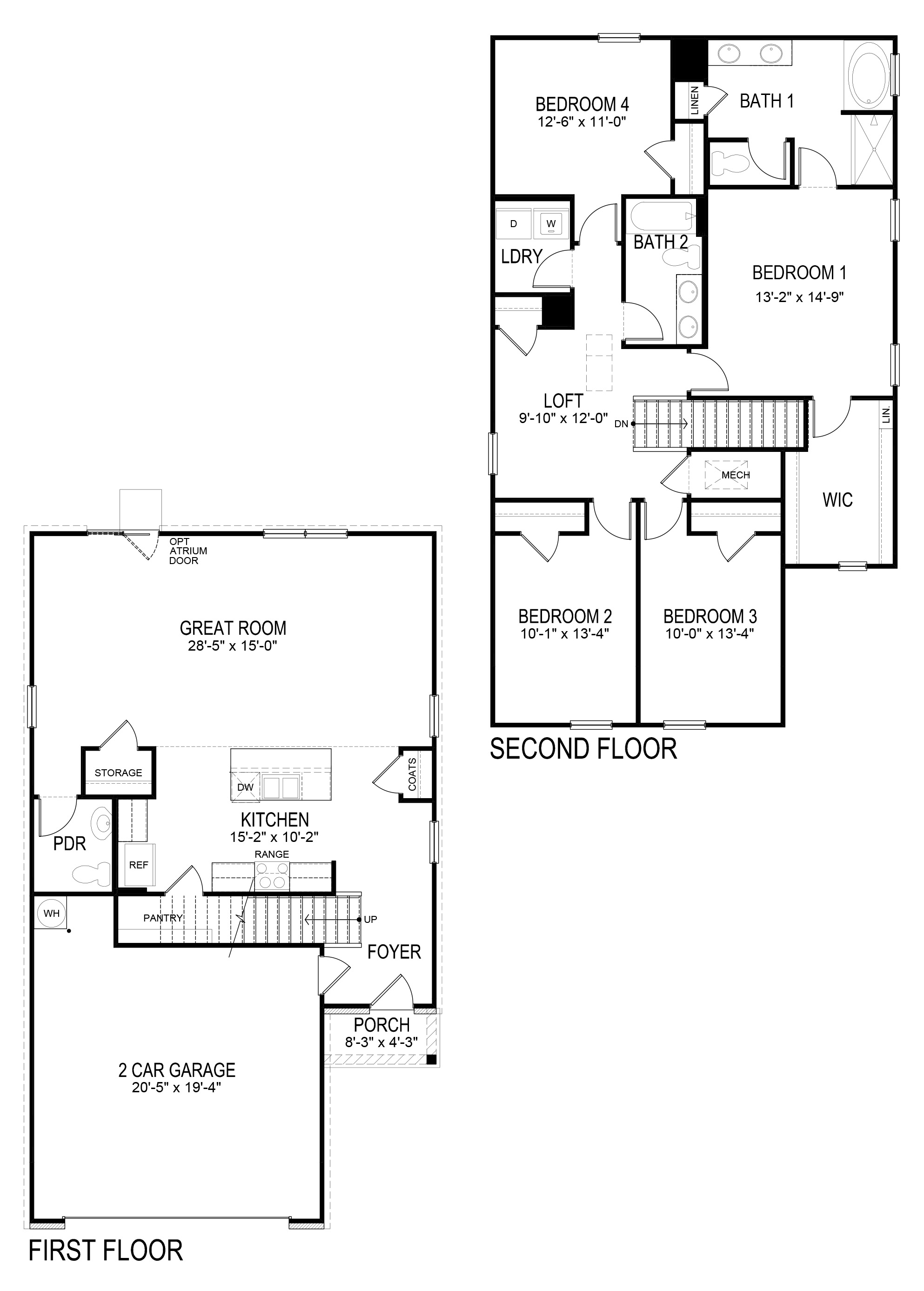 Floor Plan in Rolling Meadows Jasper, GA D.R. Horton