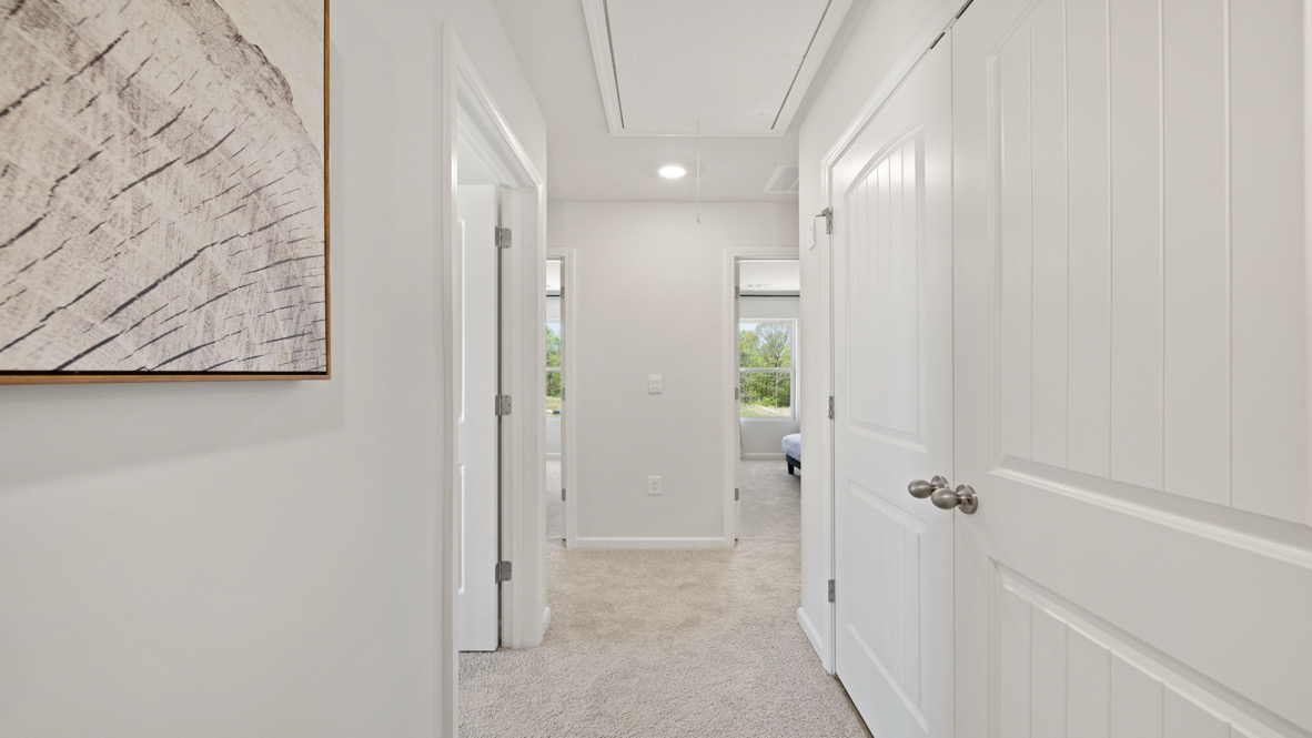 Interior upstairs hallway