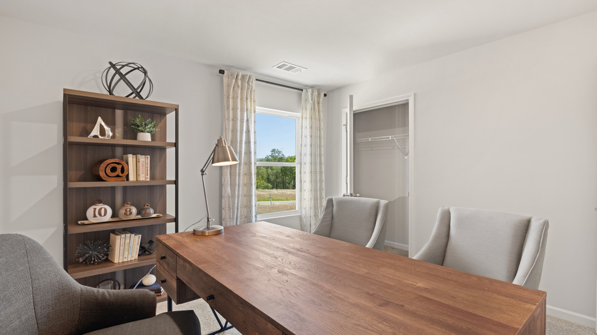 Interior office with window