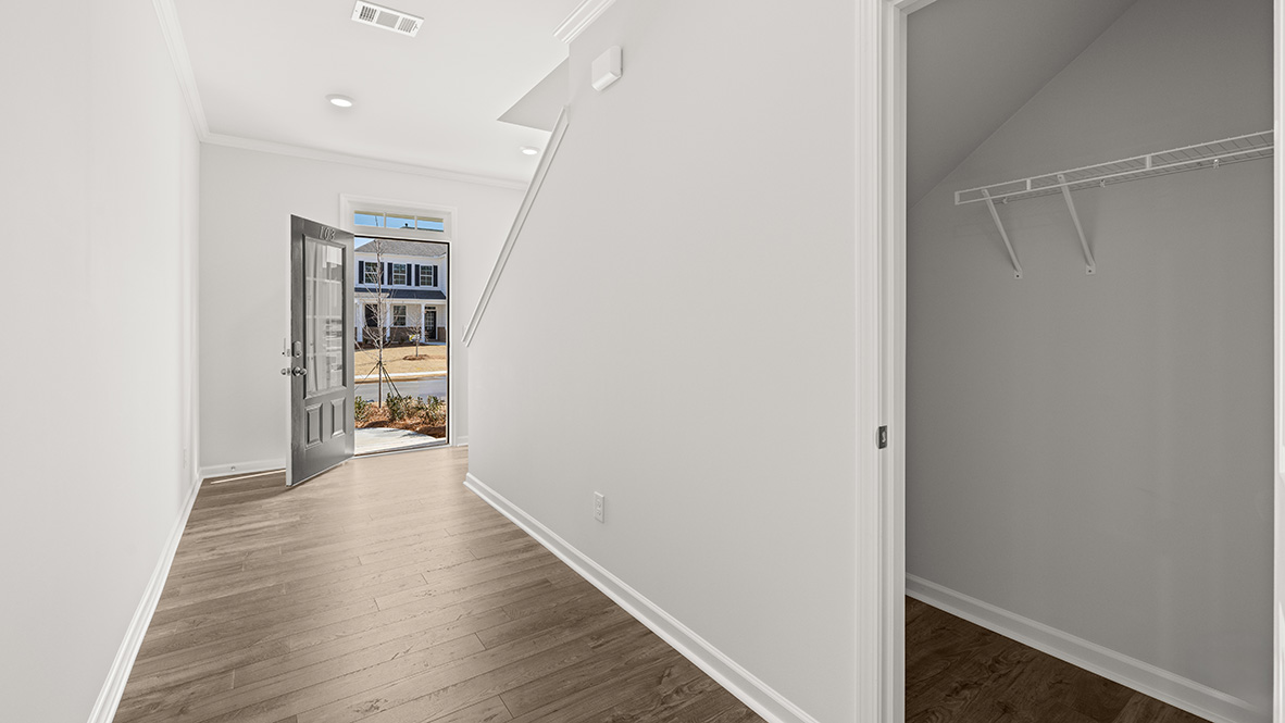 interior front entryway with staircase