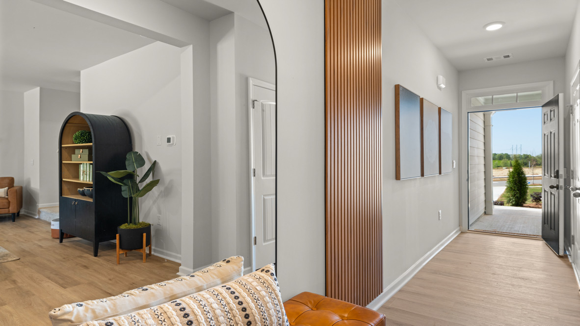 Interior entry-way leading to living area