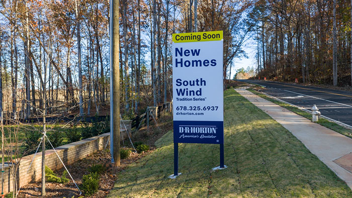 Enclave at South Wind sign