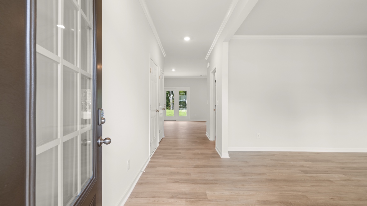 Interior entry-way leading to living area