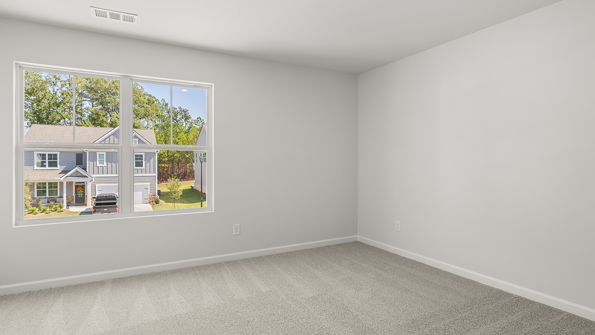 Interior bedroom with window