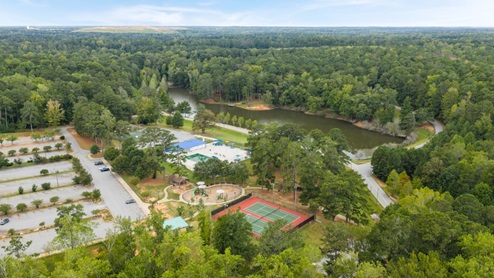 Ariel view of park and community