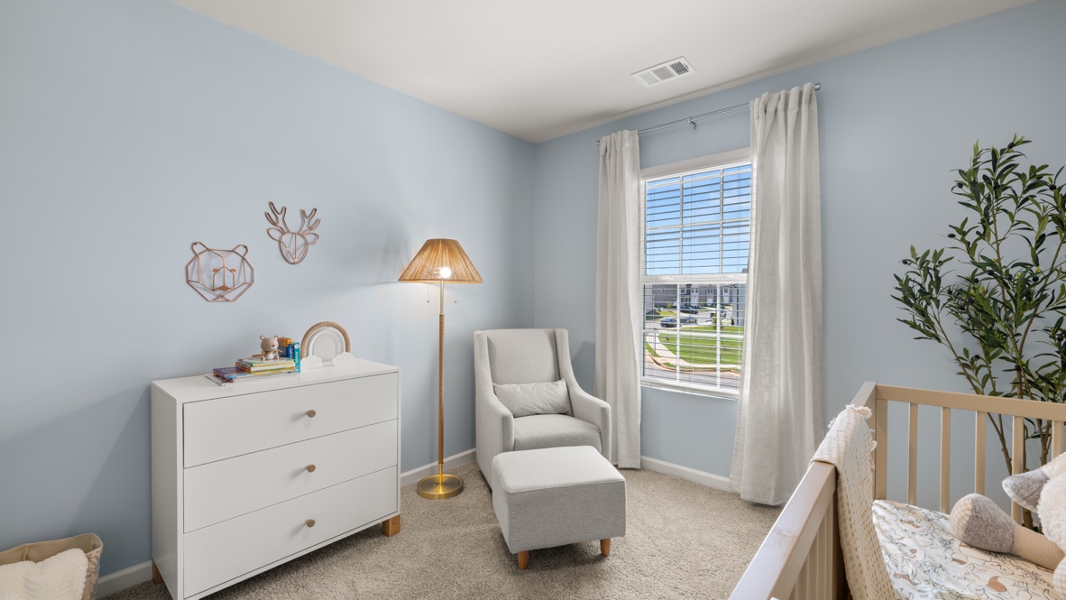 Interior bedroom with window