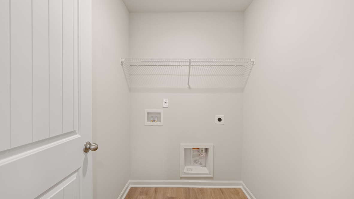 Interior laundry room