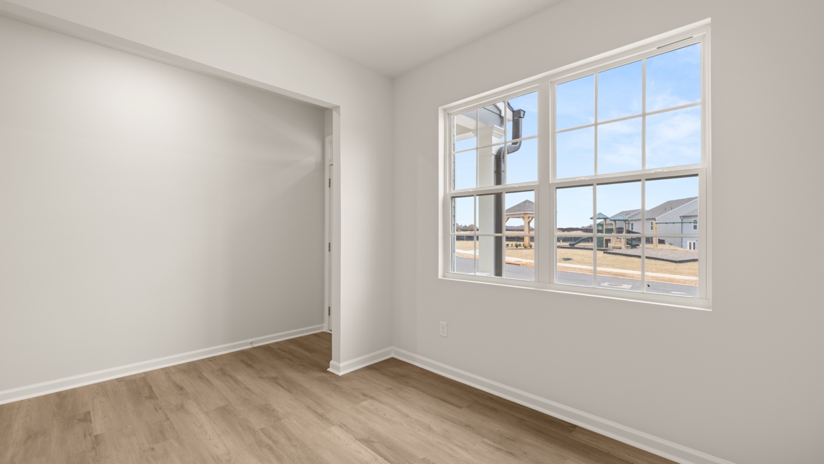 Interior flex room next to entry-way