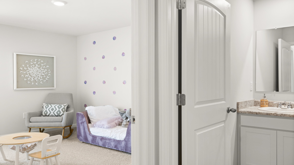 Interior upstairs hallway