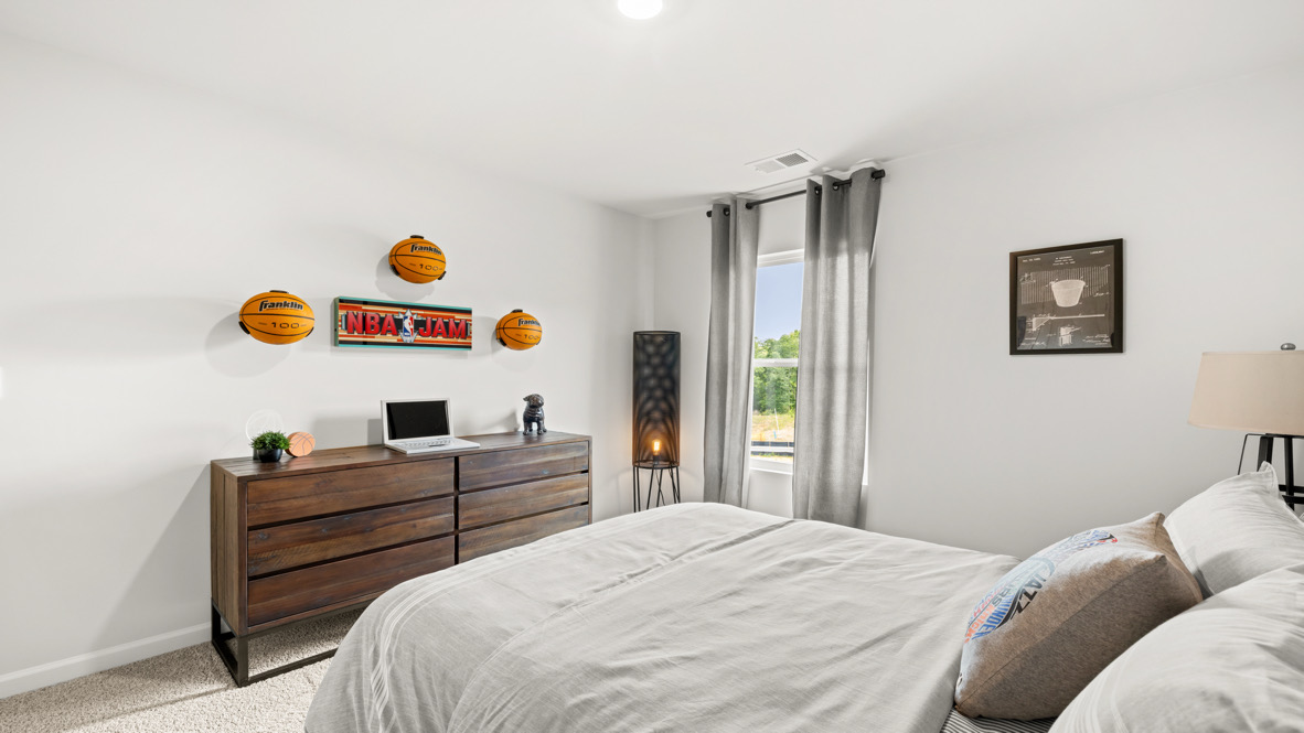 Interior bedroom with window