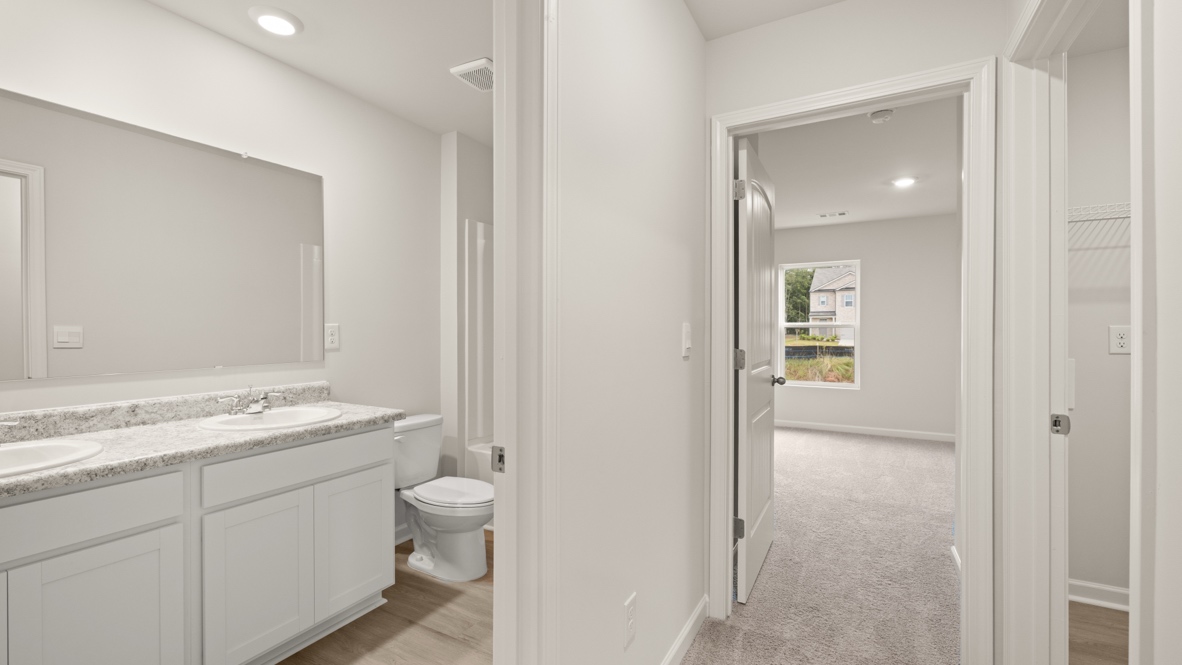 Interior upstairs hallway