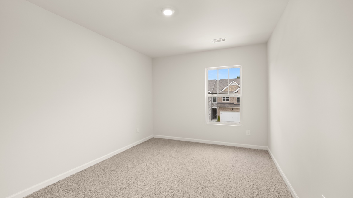 Interior bedroom with window