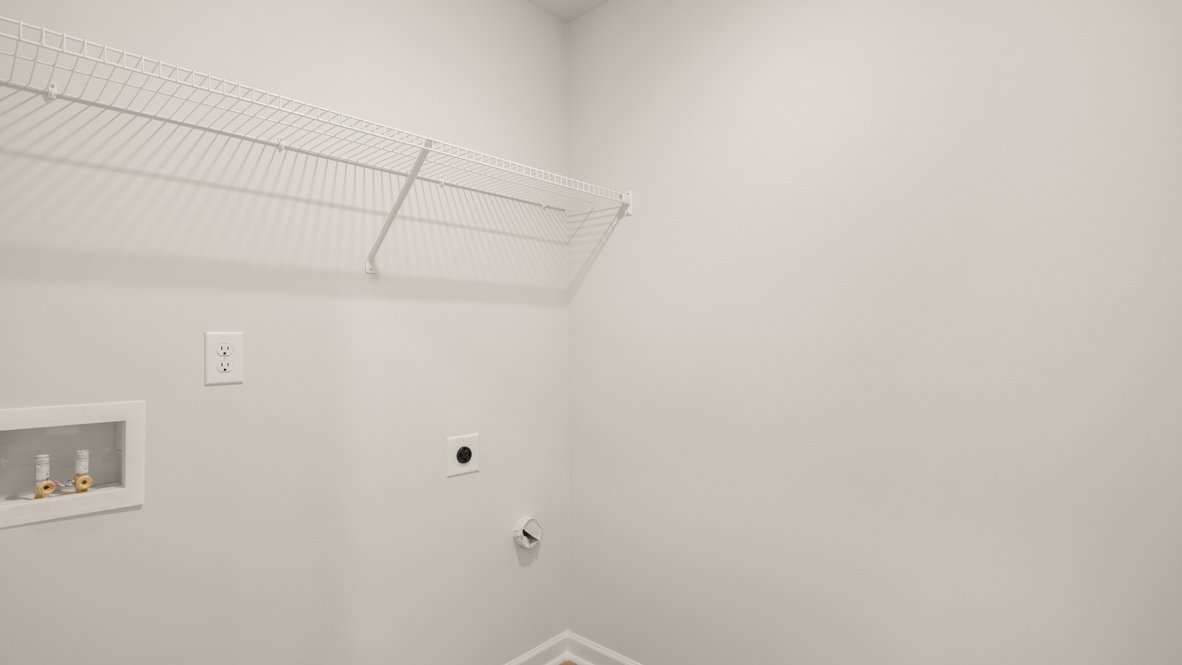 Interior laundry room