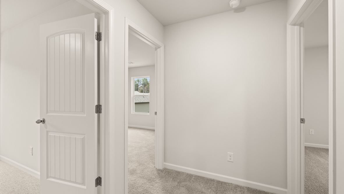 Interior upstairs hallway
