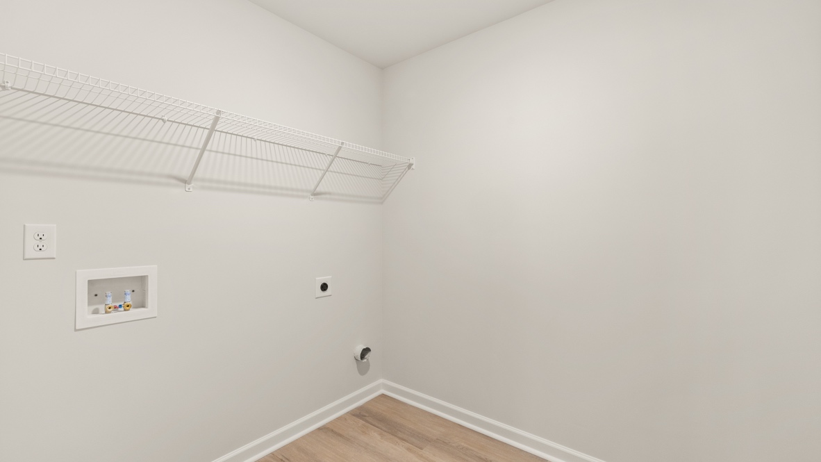 Interior laundry room