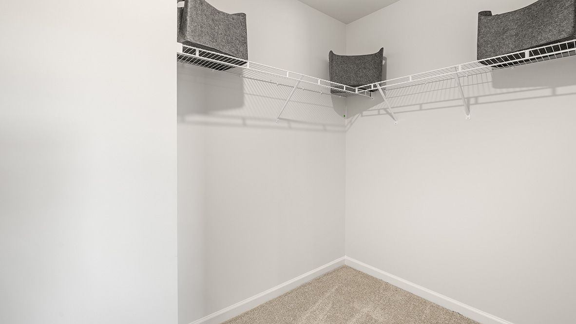 Interior walk-in closet
