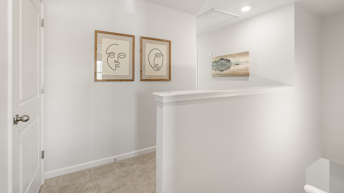 Interior upstairs hallway