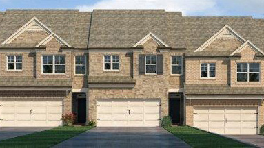 Exterior home with stone detailing