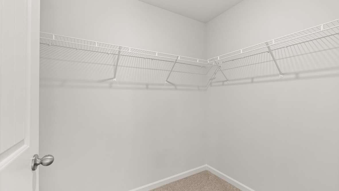 Interior walk-in closet