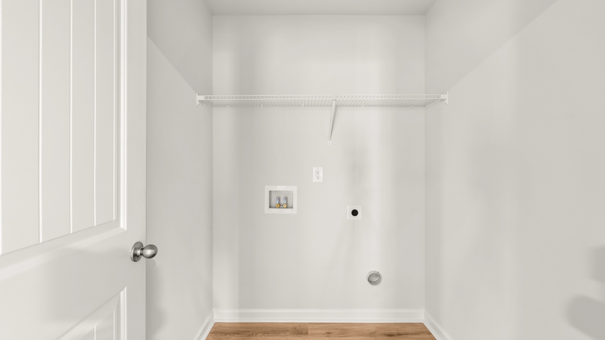 spacious laundry room