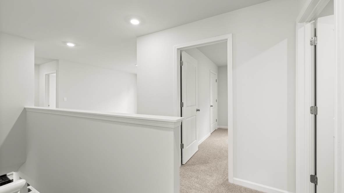 spacious upstairs flex room area