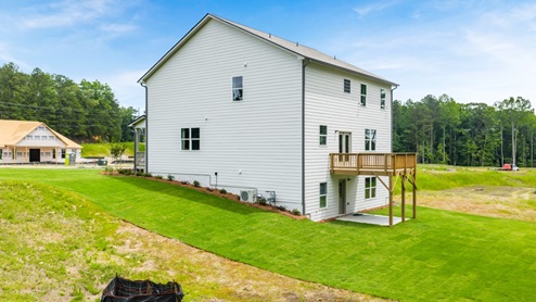 Smart home features integrated throughout including thermostat and security system